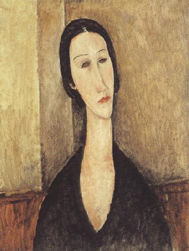 Amedeo Modigliani Ritratto di donna or Portrait of Hanka Zborowska (mk39) oil painting image